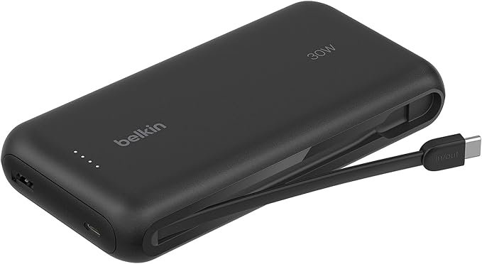 Opiniones Belkin BoostCharge Batería Externa 20K, Carga rápida y Cable Integrado (PD 30 W), Power Bank - Producto de alta calidad con carga rápida y cable integrado. ¡No te quedes sin batería en ningún momento!