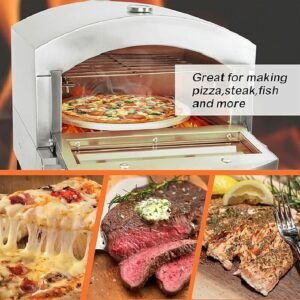 Horno De Pizza Eléctrico/A Gas De Encimera, Horno De Pizza Comercial De 12 Pulgadas - Opiniones y Precio.