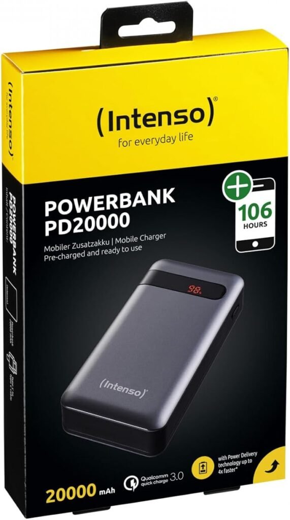 Opiniones Powerbank Intenso Power Bank PD20000, Batería Externa Power
