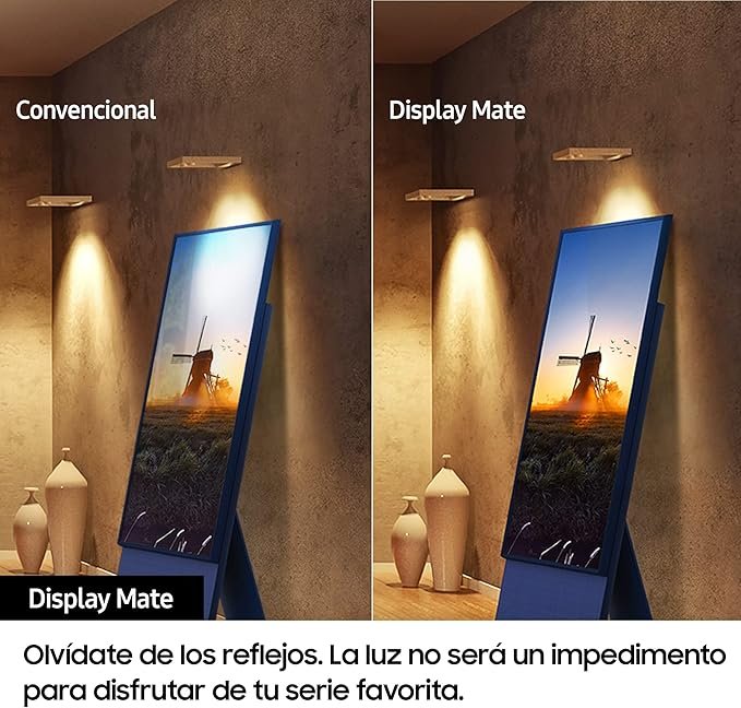El televisor Samsung Sero de 43 pulgadas con tecnología Quantum Dot y modo vertical automático es la opción perfecta para disfrutar de una experiencia ecologica en tus momentos de entretenimiento. Con una calidad de imagen inigualable y un diseño elegante, este televisor se adapta a tus necesidades de visualización sin sacrificar la calidad. ¡Hazlo parte de tu hogar hoy mismo!