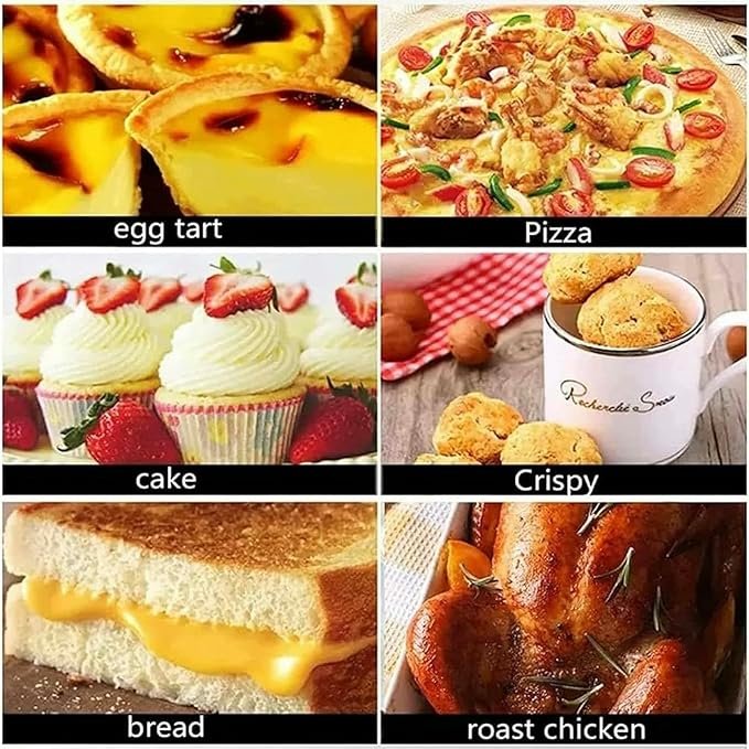 Horno de pizza a gas de encimera, horno de pizza eléctrico de acero inoxidable, máquina para hacer pizza comercial, equipo tostador de bocadillos multiusos.