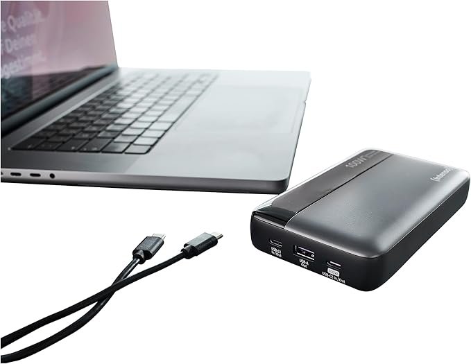 Opiniones Intenso Powerbank HE20000 - Batería Externa (100 W, Cable de Carga USB-C) - Portátil y Potente - Compra Ahora!