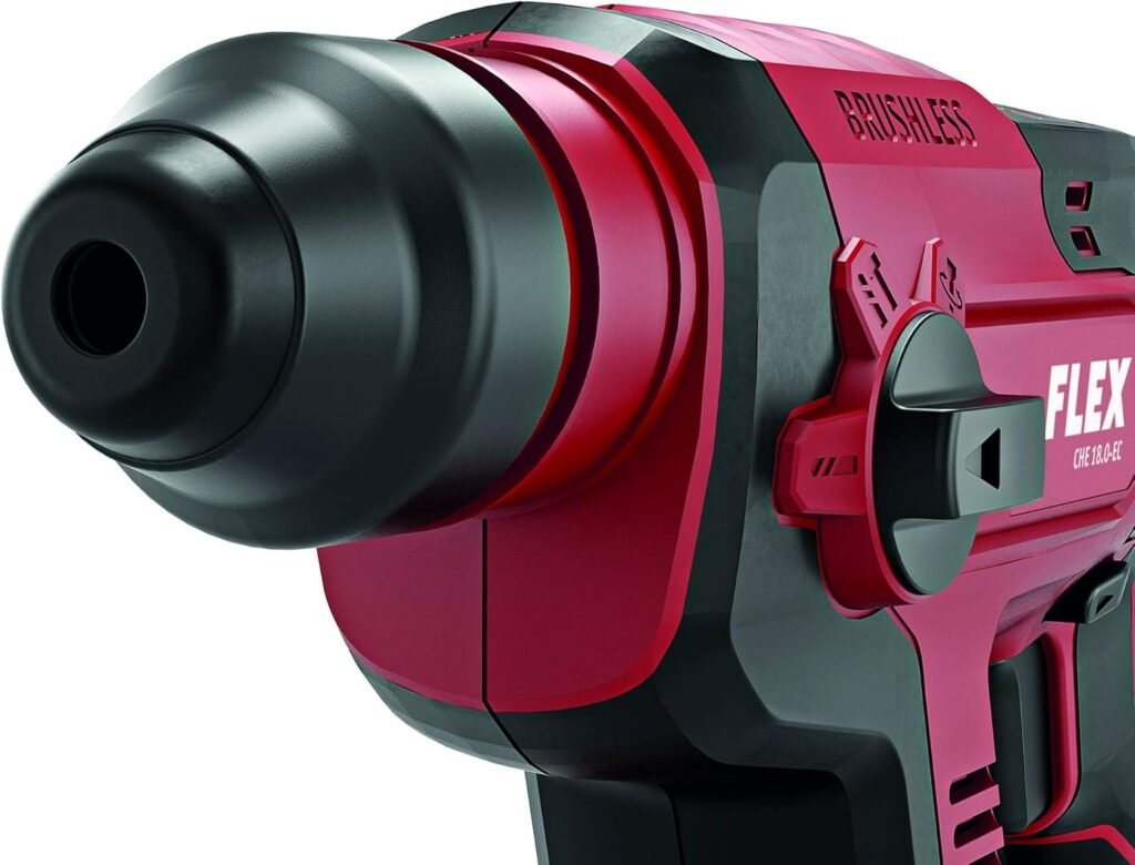 Descubre el poderoso martillo perforador Flex CHE 18.0-EC/5.0 461768. Con 18V y 5Ah, este martillo ofrece una potencia de 1,7J y velocidades de ralentí de 0-1400/min y de impacto en vacío de 0-4500/min. ¡No te quedes sin el tuyo!