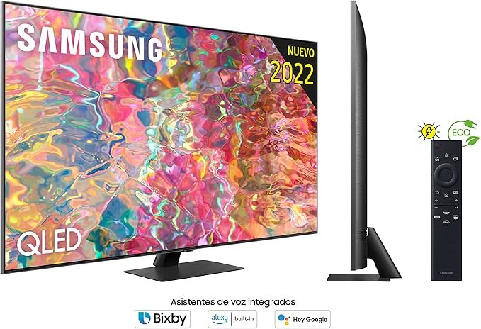 Opiniones SAMSUNG Smart TV QLED 4K 2022 50Q80B - Smart TV de 50" con Resolución 4K, Direct Full Array, Quantum HDR 1500, Dolby Atmos, Procesador QLED 4K - ¡Descubre la increíble calidad de imagen y sonido de la nueva Smart TV Samsung! Sumérgete en colores vibrantes y detalles nítidos con su resolución 4K y disfruta de un sonido envolvente gracias a Dolby Atmos. Además, su Procesador QLED 4K garantiza un rendimiento excepcional. ¡No te pierdas esta experiencia visual única!