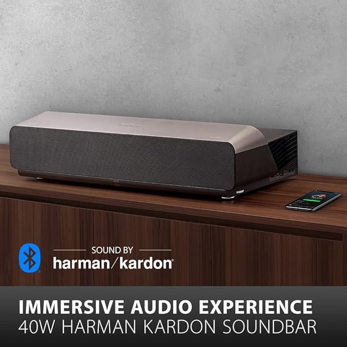 Opiniones ViewSonic X1000-4K UHD Proyector de Tiro Corto, Ultra HD 4K HDR con Barra de Sonido Harman Kardon - Imagen del Producto UHD Proyector de Tiro Corto ViewSonic X1000-4K con Barra de Sonido Harman Kardon.