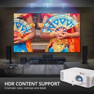 Viewsonic Proyector DLP UHD para cine en casa PX701-4K - Opiniones y Descripción detallada