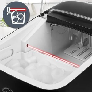 Máquina de Hielo Duronic ICM12-BK: Eficiente y Elegante