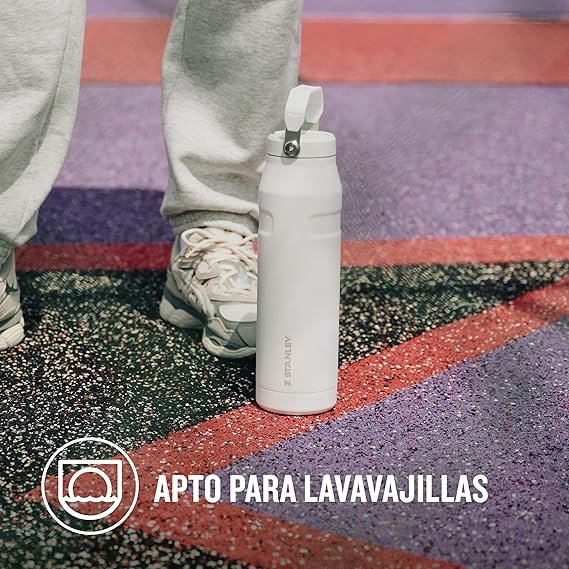 Opiniones Stanley Flip Straw 2.0 Botella Agua Acero Inoxidable Con Pajita 1.06L - 15 Horas Fría - 3 Días Helada