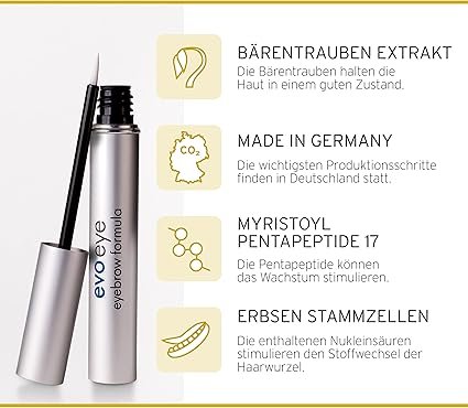 EVO Eyebrow 6ml - El mejor tratamiento para el crecimiento de cejas - Resultados visibles en pocas semanas.
