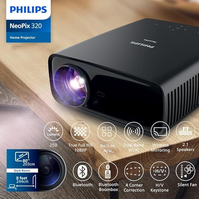 Proyector NeoPix 320 True Full HD 1080p Nativo con Aplicaciones precargadas y Reproductor Multimedia - Opiniones y Características completas