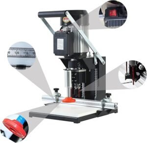 Perforadora de bisagras 1100W para carpintería - Perforadora portátil de alta potencia 2880rmp/min. ¡Compra la tuya ahora y haz perforaciones precisas y rápidas!