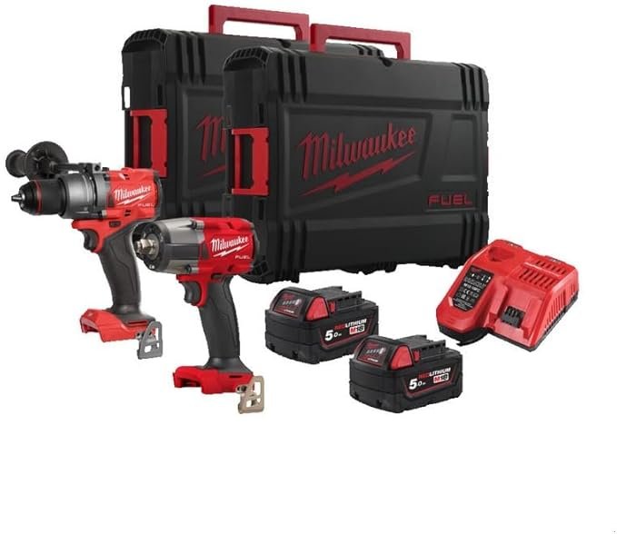Kit de taladro combinado y llave de impacto de 1/2 pulgada Milwaukee M18FPD3 y M18FMTIW2F12: opiniones y características. ¡Descubre la potencia y versatilidad de este combo imprescindible en tu caja de herramientas! #Milwaukee #taladro #llaveimpacto #herramientas