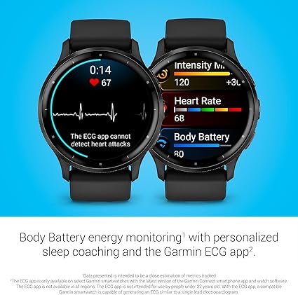 Opiniones Garmin Venu 3, Smartwatch Premium con GPS, AMOLED, Funciones avanzadas de Salud y Forma física, más de 30 Aplicaciones Deportivas.
