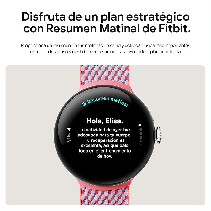 Opiniones Google Pixel Watch 3 (45 mm) - Caja en Color Plata Pulida - Correa en Color Porcelana - Wi-Fi. ¡Descubre la mejor tecnología en relojes inteligentes!
