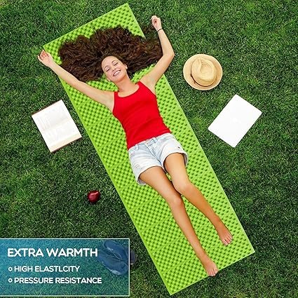 Tapete de espuma para dormir para acampar, plegable de espuma de celda cerrada, impermeable - ¡Encuentra el mejor tapete para tu próximo viaje de campamento! Ideal para una noche de descanso en la naturaleza, este tapete plegable de espuma de celda cerrada es impermeable y fácil de transportar. ¡Hazte con el tuyo ahora!