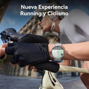 Opiniones HUAWEI Watch GT 5 41mm Smartwatch, diseño sofisticado y seguimiento de salud para running y ciclismo.