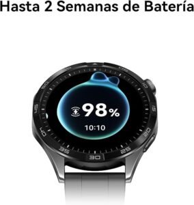 HUAWEI Watch GT 4 46mm Smartwatch con hasta 2 semanas de batería - Opiniones, iOS & Android, gestión de calorías y Seguimiento Profesional de la Salud.