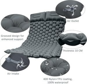 Opiniones Esterilla Camping 10 Cm, Colchon Hinchable Camping 2 Personas: ¡Descubre la mejor calidad para tu aventura al aire libre!