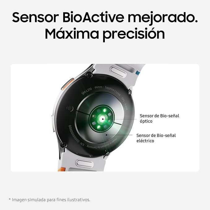 Samsung Galaxy Watch7 Bluetooth + Correa - Smartwatch 44mm en Oferta - Control de Salud y Seguimiento Deportivo. ¡Consíguelo ahora!