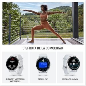 Garmin Venu 3S Smartwatch Premium con GPS y AMOLED, Funciones Avanzadas de Salud y Forma Física, Más de 30 Aplicaciones Deportivas. ¡Descubre la mejor tecnología para tu entrenamiento! #GarminVenu3S #SmartwatchPremium #GPS #AMOLED #Salud #Fitness #Deporte