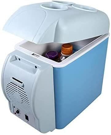 Mini refrigerador 7.5L portátil para coche: función de calor y frío