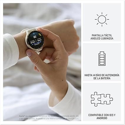 "Review Garmin Venu 3S: Smartwatch Premium con GPS, Pantalla AMOLED y Funciones Avanzadas de Salud y Forma Física"