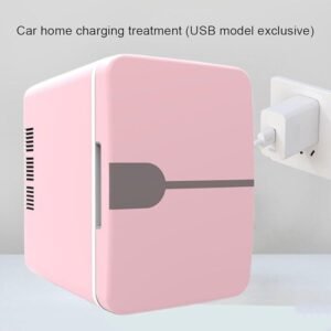 Mini refrigerador portátil 6L ideal para camping y maquillaje - La mejor opción.