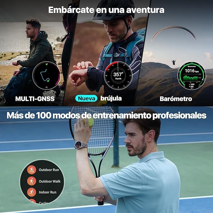 Ticwatch Pro 5 - Android Smartwatch para Hombres con Snapdragon W5+ Gen 1 Plataforma Wear OS - ¡Hasta 80 Horas de duración de la batería! ¡Compra Ahora!