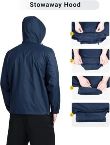Chubasquero para hombre, impermeable, ligera y plegable - Opiniones y características.
