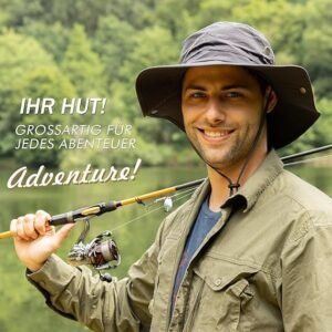 Opiniones TOP-EX XXL Sombrero de sol para hombre con ala ancha UPF 50+ e impermeable - Protégete del sol con estilo y comodidad