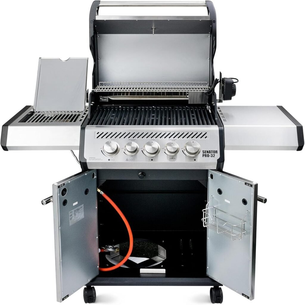 "Parrilla de gas Senator Pro-32 con sistema de barbacoa Block Fire - Opiniones y características"