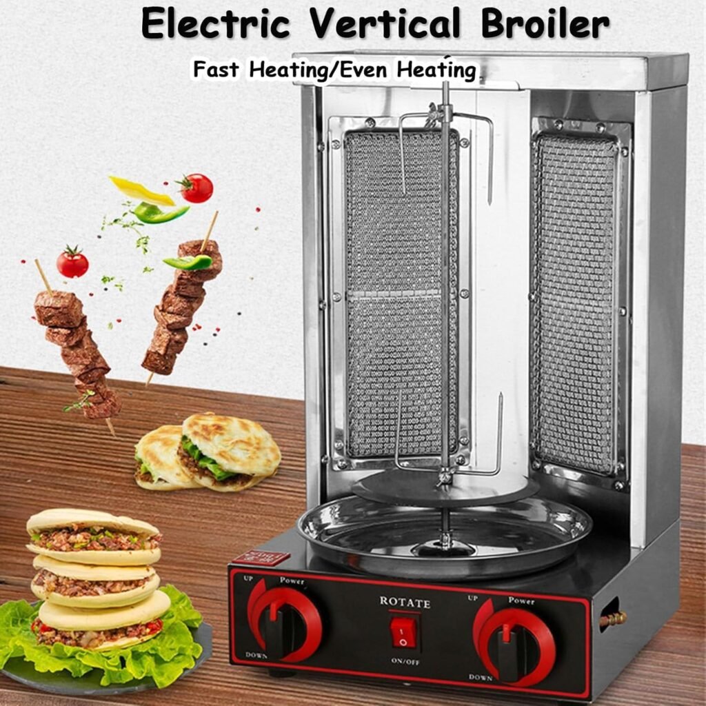 Parrilla de gas de alta calidad para tu cocina, perfecta para preparar deliciosas comidas. Aprovecha esta máquina de shawarma de gas para sorprender a tus comensales con platillos irresistibles. ¡Hazte con la tuya hoy mismo!