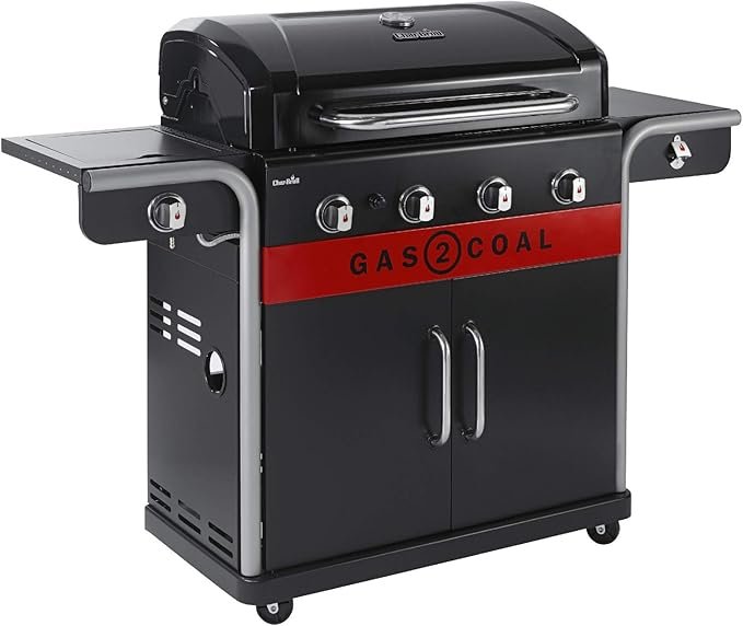Barbacoa de gas Char-Broil Gas2Coal 2.0 440 con funda universal para barbacoa de gas - Opiniones y análisis completo