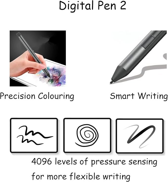 Bolígrafo digital 2 para Lenovo Digital Pen 2, compatible con Lenovo IdeaPad Flex Serie 5/7, Yoga 6/7/9 Serie - Opiniones y Características