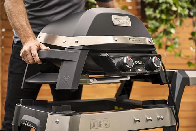 Opiniones Weber Pulse 2000 Black Stand - Barbacoa eléctrica. ¡Descubre la mejor barbacoa eléctrica para tu hogar! ¡Cocina de forma rápida y limpia en tu jardín con la Weber Pulse 2000 Black Stand! ¡Descubre sus increíbles funciones y disfruta de deliciosas comidas al aire libre!