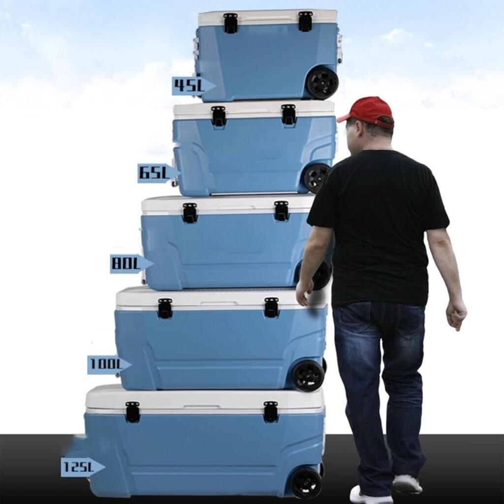 Caja refrigeradora Grande, Cofre de Hielo Fresco para Pesca con refrigeración por Hielo con Aislamiento de PU. Compra ahora y mantén tus alimentos frescos durante más tiempo. ¡Aprovecha esta increíble oferta!