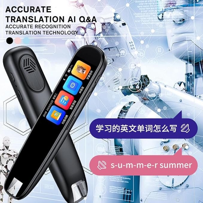 Bolígrafo lector de escaneo Pro Translatorand Reading Pen para dislexia autismo Smart Voice Pen - Opiniones Hiessgozy