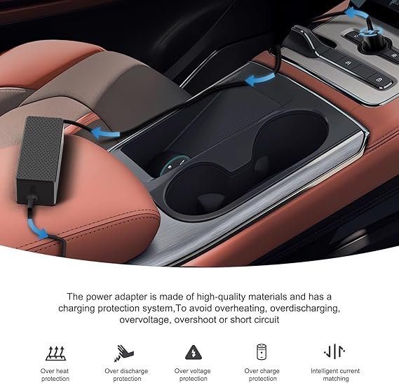 Adaptador CC de 12 V/24 V 100 W 90 W USB C cargador de coche para Microsoft Surface Laptop 4 3 Pro 8, MacBook Pro 15/16 - Producto de calidad para cargar dispositivos portátiles en tu coche. Asegura una carga rápida y eficiente. ¡Hazte con el tuyo ahora!