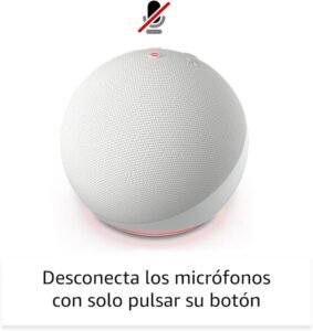 "Echo Dot 5ª generación con enchufe inteligente WiZ: control por voz y calidad de sonido mejorada"