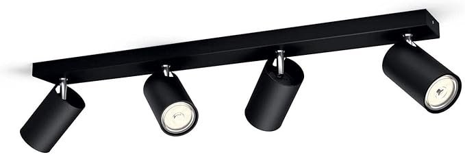 Philips myLiving - Foco Kosico de metal, Casquillo GU10, iluminación interior. ¡Descubre la mejor iluminación para tu hogar con Philips!