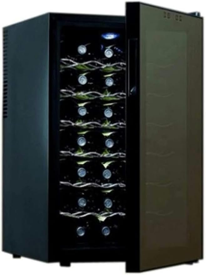 Refrigerador Independiente de 28 Botellas QPZMALSKY. Disfruta de tu vino tinto y blanco en un termoeléctrico de alta calidad.