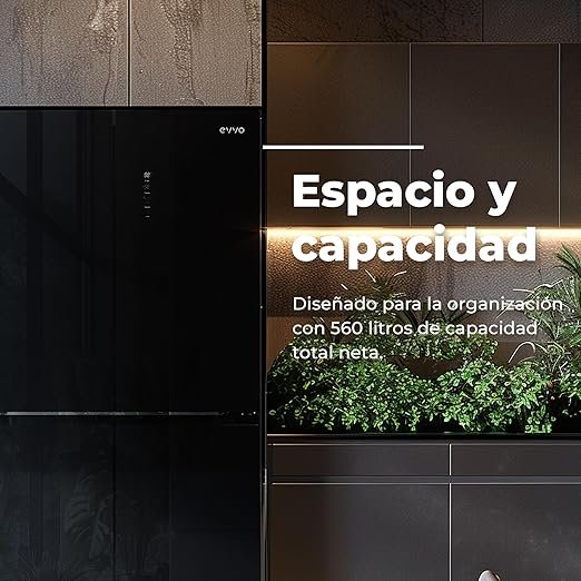 Frigorífico Americano EVVO 4 Puertas - Opiniones, Total No Frost Compresor Inverter, Capacidad 359L y 201L - Producto destacado.