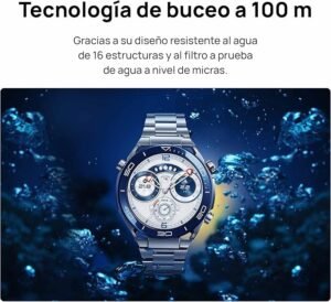HUAWEI Watch Ultimate Smartwatch - El mejor smartwatch para iOS y Android con material innovador de metal líquido, tecnología de buceo a 100 m y una duración de batería de 14 días. ¡Descúbrelo ahora!