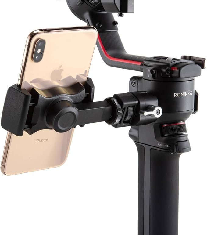 Soporte para Smartphone DJI R - Asegura tu Smartphone para una visualización óptima y activa el ActiveTrack.