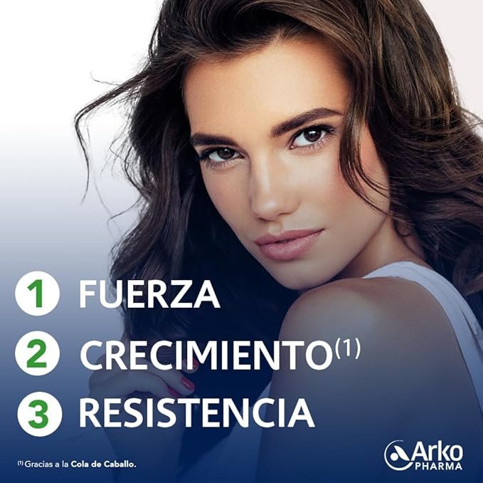 Pack 3 meses tratamiento capilar Forcapil Anticaída Arkopharma con vitaminas vegetales. ¡Fortalece tu cabello!