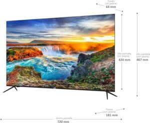 Smart TV 32 pulgadas Haier H32K702FG Android HDR - Precio Impresionante