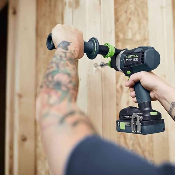 Festool Taladro atornillador de percusión a batería TPC 18/4 5,0/4,0 I-Plus - Productividad y precisión al alcance de tu mano