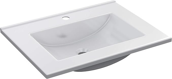 Opiniones ARKITMOBEL Lavabo PMMA Color Blanco, Pila Lavamanos Rectangular - ¡Descubre la elegancia y funcionalidad en un solo lavabo! ¡Aprovecha nuestra oferta exclusiva online!