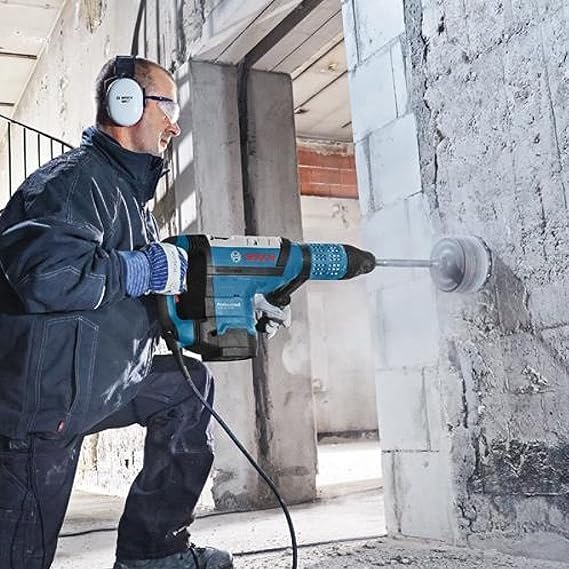 Bosch Professional GBH 12-52 DV - Martillo perforador (19 J, Ø máx. hormigón 52 mm, SDS max, Vibration control, en maletín) - Opiniones, características y precio.