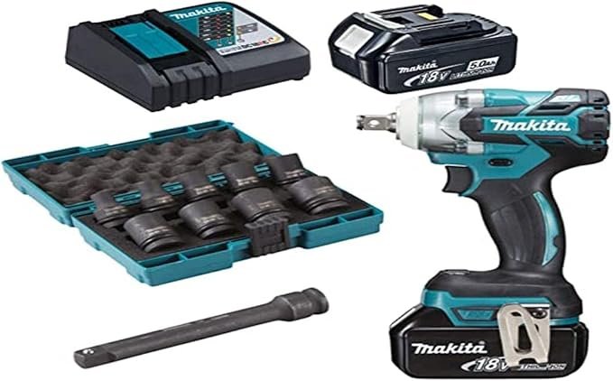 Compra ahora el Destornillador Makita DTW285RTJX, con 2600 RPM, 3500 RPM, 1800 RPM, Batería de 18V y 79 mm de tamaño. ¡Hazte con el tuyo hoy!